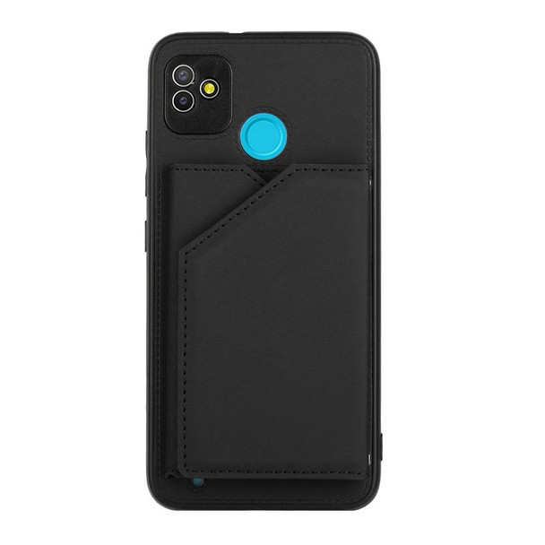 Tecno Pop5 Skin Feel PU + TPU + PC Phone Case(Black)