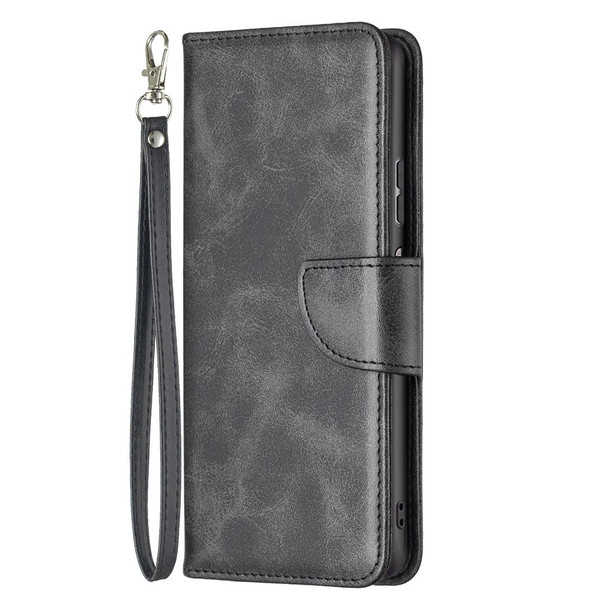 ZTE Blade A71 Retro Lambskin Texture Leather Phone Case(Black)