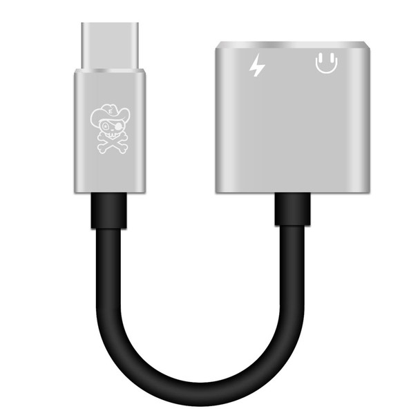 ENKAY Hat-prince HC-10 USB-C / Type-C + 3.5mm Jack to USB-C / Type-C Charge Audio Adapter Cable