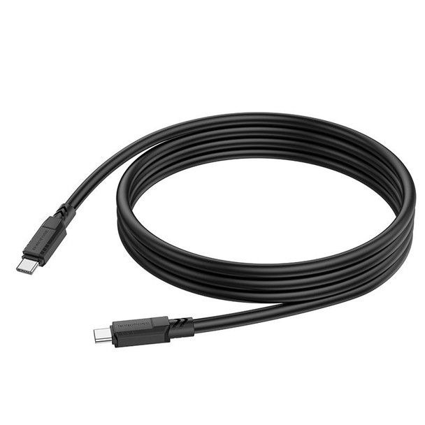 Borofone BX81 Type-C to Type-C Goodway 60W Charging Data Cable, Length:1m(Black)