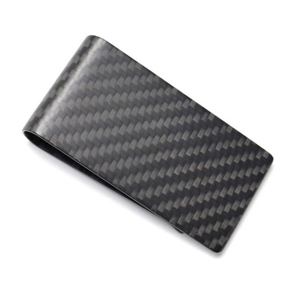 Car Carbon Fiber Card Holder Wallet Credit Card Clip(Matte)