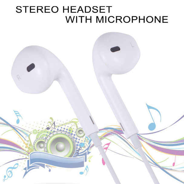 EarPods Wired Headphones Earbuds with Wired Control & Mic(White)