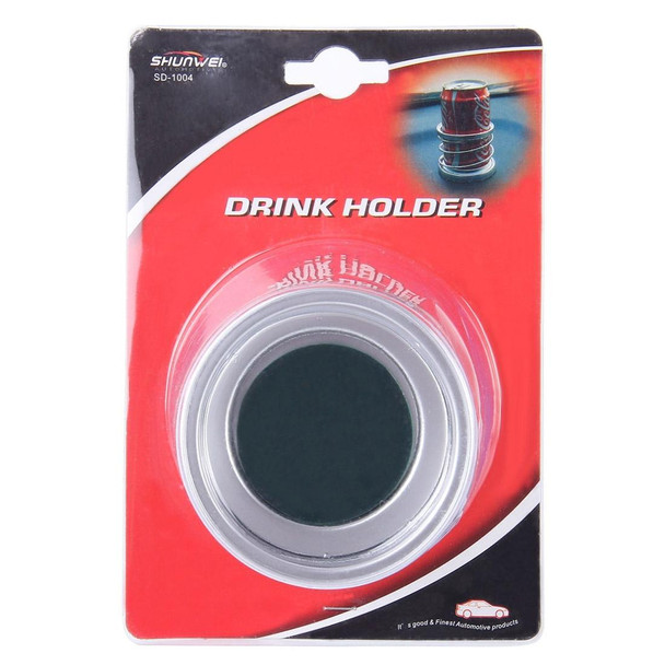 SHUNWEI SD-1004 Vehicle Water Bottle Cup Holder(Silver)