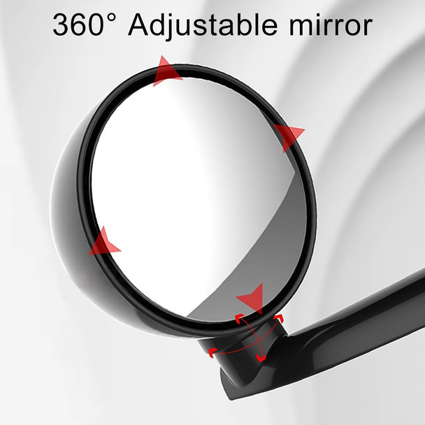 3R-095 Auxiliary Rear View Mirror Car Adjustable Blind Spot Mirror Wide Angle Auxiliary Rear View Side Mirror for Right Mirror