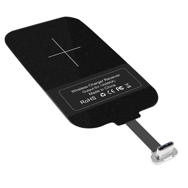 NILLKIN Magic Tag QI Standard Wireless Charging Receiver with USB-C / Type-C Port(Black)
