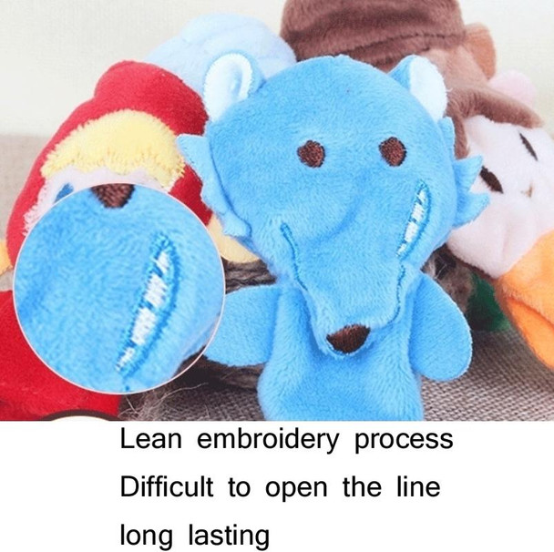 Animal Finger Dolls Plush Toys - Preschool Education, Height: 7.5cm(5 PCS/Set Little Grizzlies+Story Card)