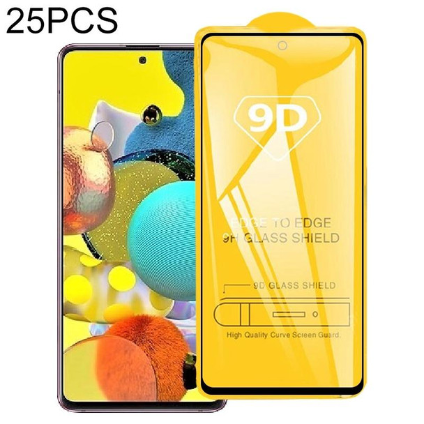 25 PCS 9D Full Glue Screen Tempered Glass Film - Samsung Galaxy A53