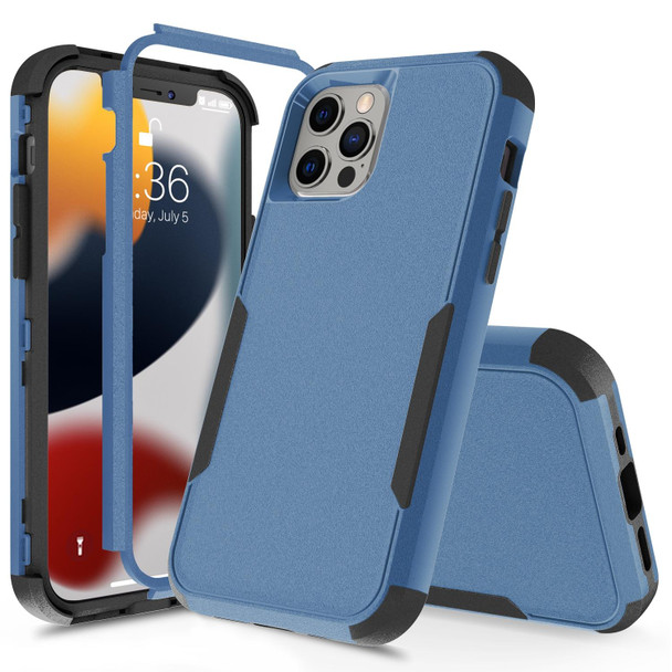 Commuter Shockproof TPU + PC Protective Case - iPhone 13 Pro Max(Royal Blue + Black)