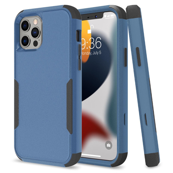 Commuter Shockproof TPU + PC Protective Case - iPhone 13 Pro Max(Royal Blue + Black)