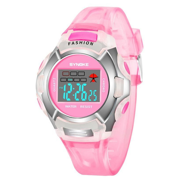 SYNOKE 99329 Waterproof Luminous Sports Electronic Watch for Children(Blue)