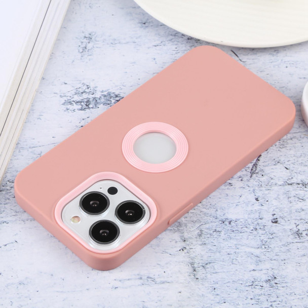 Contrast Color 3 in 1 TPU Phone Case - iPhone 13(Pink)