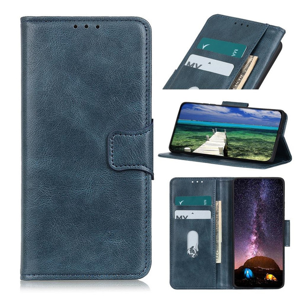 Xiaomi Redmi Note 11 Pro / Redmi Note 11 Pro+ 5G / Mi 11i Mirren Crazy Horse Texture Horizontal Flip Leather Phone Case with Holder & Card Slots & Wallet(Blue)