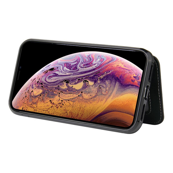 Calf Texture Magnetic Case - iPhone XR(Black)