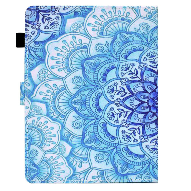 10 inch Tablet Electric Pressed TPU Leatherette Tablet Case(Green Flower)
