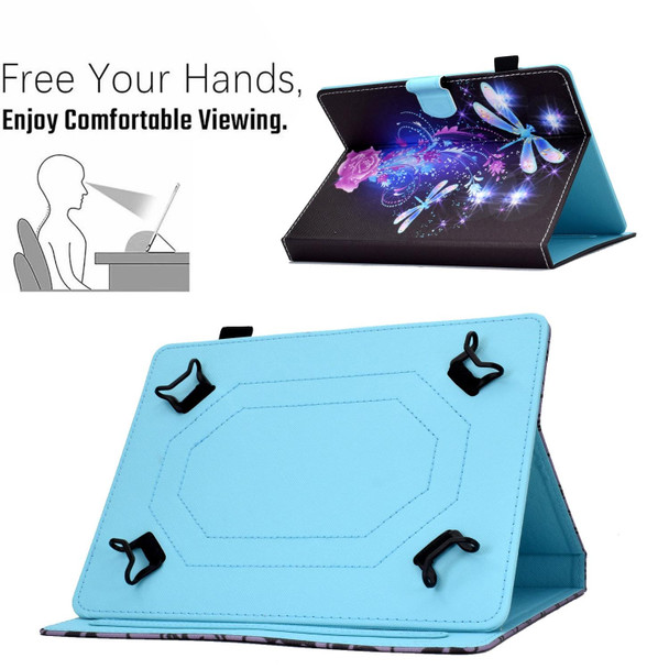 7 inch Tablet Electric Pressed TPU Leatherette Tablet Case(Butterfly)