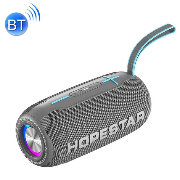 HOPESTAR H49 RGB Light TWS Waterproof Wireless Bluetooth Speaker(Grey)