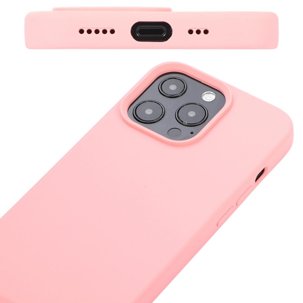 Liquid Silicone Phone Case - iPhone 14 Pro Max (Sand Pink)