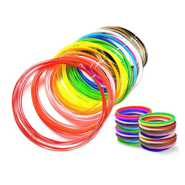 10m 1.75mm Normal Temperature PLA Cable 3D Printing Pen Consumables(Transparent)