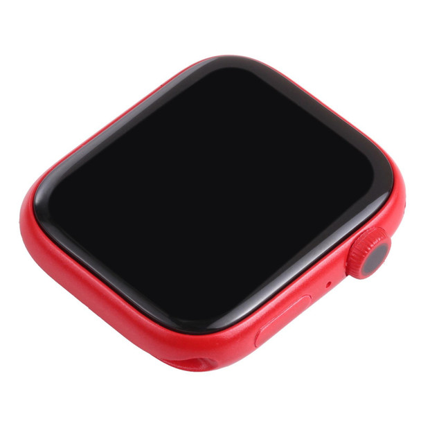 Black Screen Non-Working Fake Dummy Display Model - Apple Watch Series 7 41mm, - Photographing Watch-strap, No Watchband (Red)