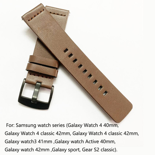 Samsung Gear S2 Classic Leather Watch Band(Black)