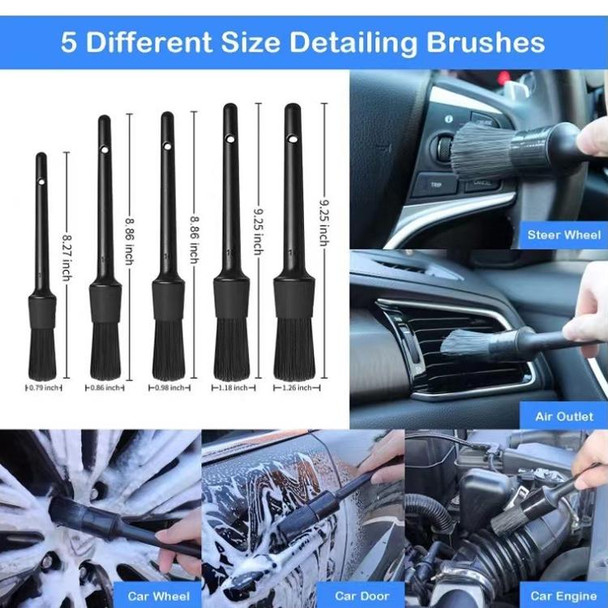 18 PCS / Set Electric Drill Cleaning Brush Water-Proof Gloves