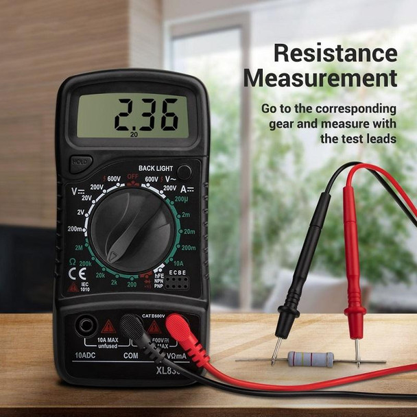 ANENG XL830L Multi-Function Digital Display High-Precision Digital Multimeter, Specification: Standard+10A Extra Tip Pen(Green)