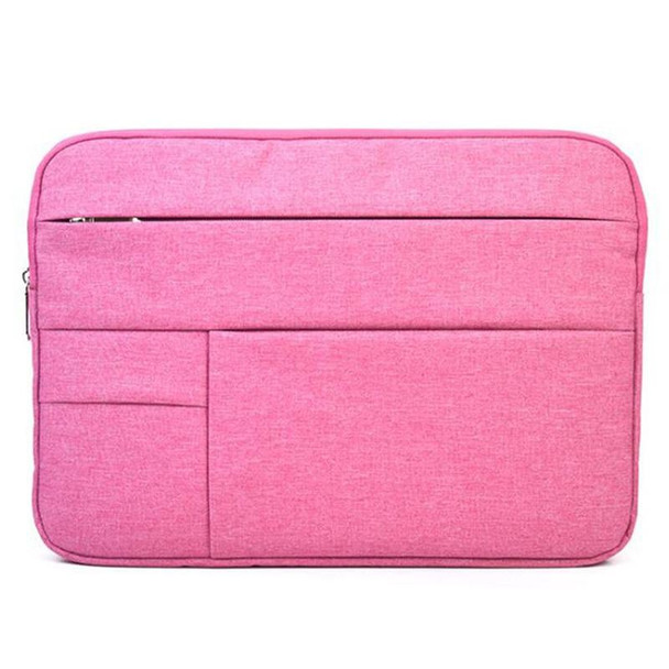 Universal Multiple Pockets Wearable Oxford Cloth Soft Portable Leisurely Laptop Tablet Bag, - 13.3 inch and Below Macbook, Samsung, Lenovo, Sony, DELL Alienware, CHUWI, ASUS, HP (Magenta)