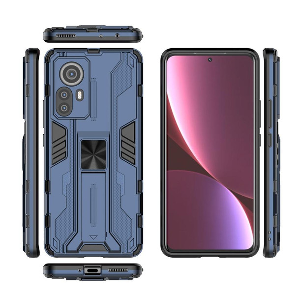 Xiaomi 12S Pro/12 Pro Supersonic PC + TPU Shock-proof Phone Case(Blue)