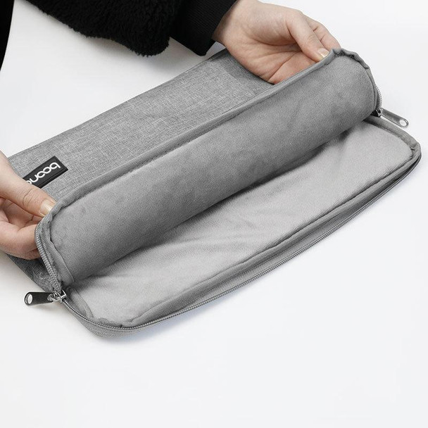 Baona Laptop Liner Bag Protective Cover, Size: 15.6  inch(Gray)