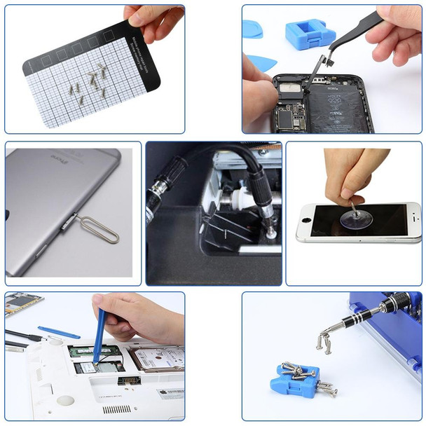 160 in 1 Portable Mobile Phone Computer Universal Repair and Disassembly Tool Set