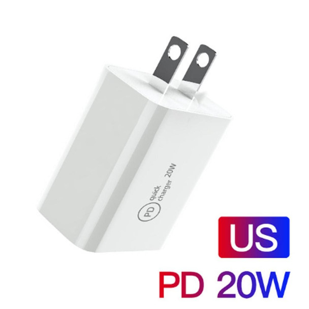 SDC-20W PD 20W Single USB-C / Type-C Interface Travel Charger US Plug