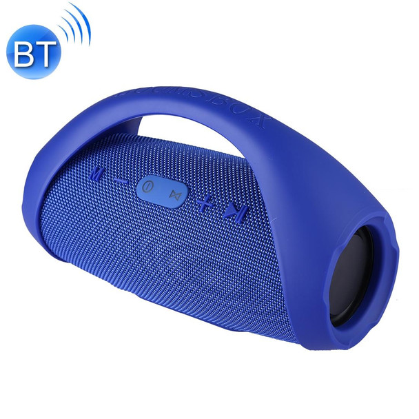 BOOMS BOX MINI E10 Splash-proof Portable Bluetooth V3.0 Stereo Speaker with Handle, for iPhone, Samsung, HTC, Sony and other Smartphones (Blue)