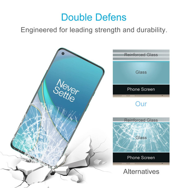 OnePlus 8T / 8T+ 5G 10 PCS 0.26mm 9H 2.5D Tempered Glass Film