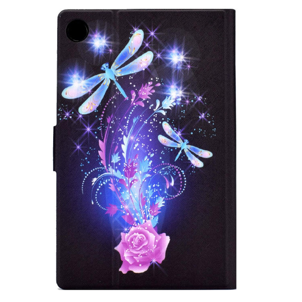 Samsung Galaxy Tab A8 10.5 2021 Electric Pressed TPU Leather Tablet Case(Butterfly)