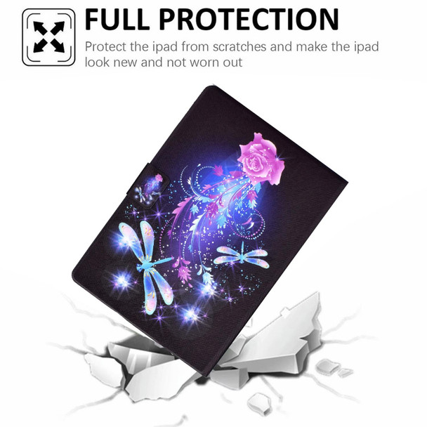 Samsung Galaxy Tab A8 10.5 2021 Electric Pressed TPU Leather Tablet Case(Butterfly)