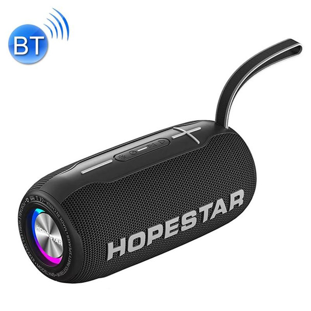HOPESTAR H49 RGB Light TWS Waterproof Wireless Bluetooth Speaker(Black)