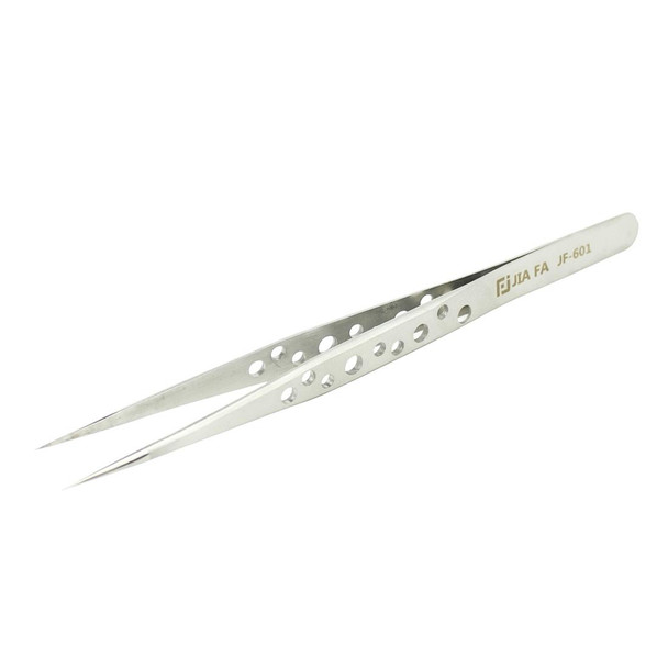 JIAFA JF-601 High-strength Straight Tip Tweezers(Silver)