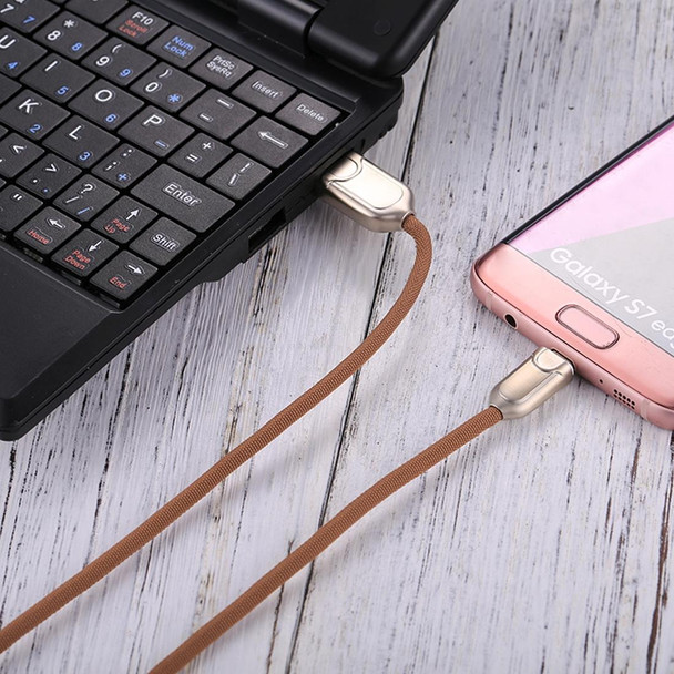 1m 2A Micro USB to USB 2.0 Data Sync Quick Charger Cable, for Galaxy S7 & S7 Edge / LG G4 / Huawei P8 / Xiaomi Mi4 and other Smartphones (Brown)