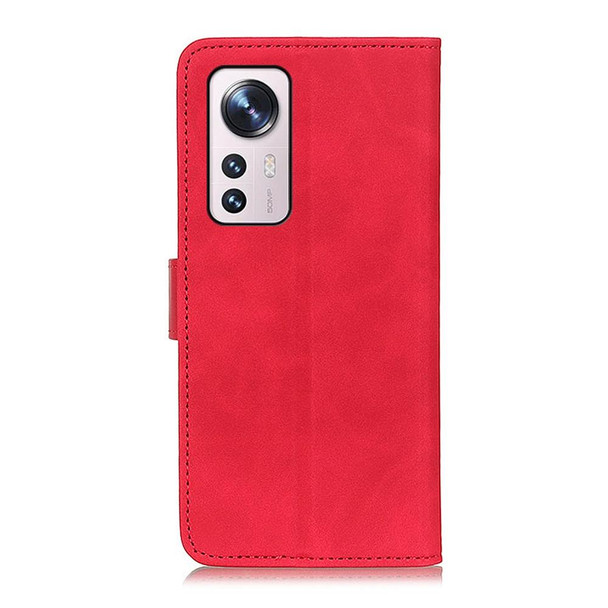Xiaomi 12 Pro / 12S Pro KHAZNEH Retro Texture Leather Phone Case(Red)