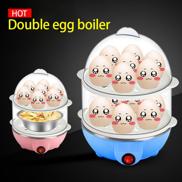 Double-Layer Egg Cooker