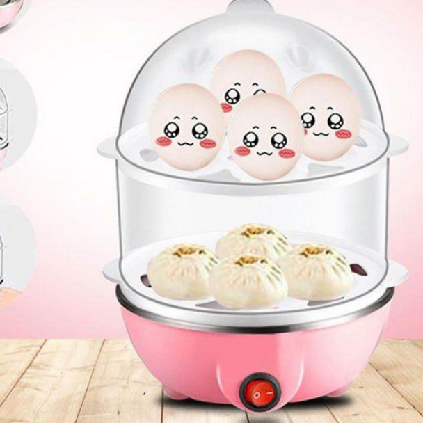 Double-Layer Egg Cooker