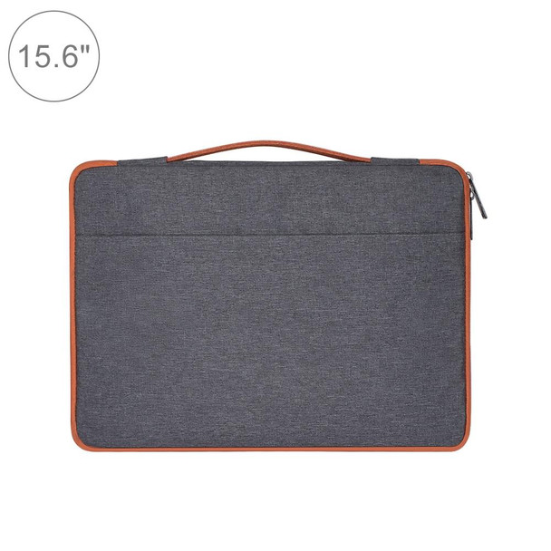 15.6 inch Fashion Casual Polyester + Nylon Laptop Handbag Briefcase Notebook Cover Case, - Macbook, Samsung, Lenovo, Xiaomi, Sony, DELL, CHUWI, ASUS, HP(Grey)