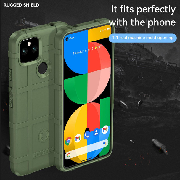 Google Pixel 5a 5G Full Coverage Shockproof TPU Case(Green)