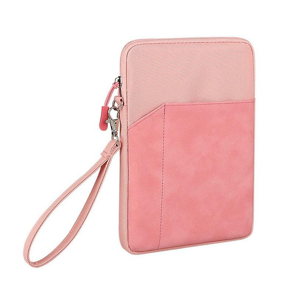 10 inch or Below Tablet ND00S Felt Sleeve Protective Case Inner Carrying Bag(Pink)