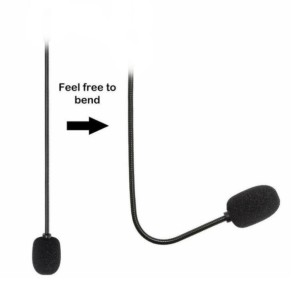 ZJ033MR-03 19cm 4 Level Pin 3.5mm Angle Head Plug Gaming Headset Sound Card Live Microphone