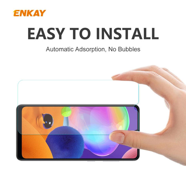 Samsung Galaxy A31 ENKAY Hat-Prince 0.26mm 9H 2.5D Curved Edge Tempered Glass Film