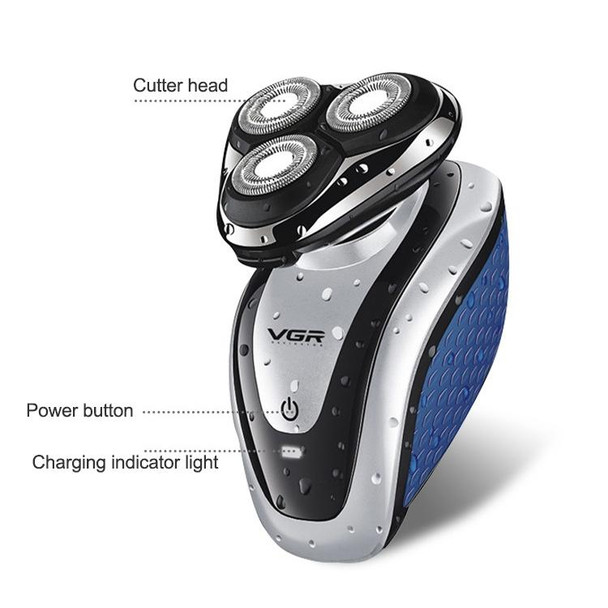 VGR V-300 5W 2 in 1 USB USB Multi-function Electric Shaver with Hair Cutter Head