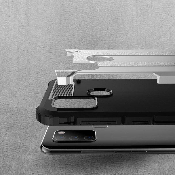 Galaxy A21s Magic Armor TPU + PC Combination Case(Silver)