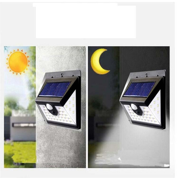 40 LEDs Solar Outdoor Body Induction Lamp IP65 Waterproof Wall Street Light