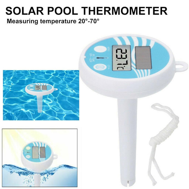 BL9057  Solar Swimming Pool Thermometer Swimming Pool Equipment Floating Water Thermometer with Digital Display Function(-20  -50 Celsius)